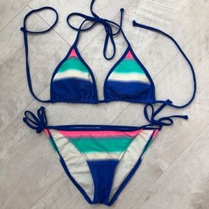 Body Glove Tie Dye Triangle Bikini Set